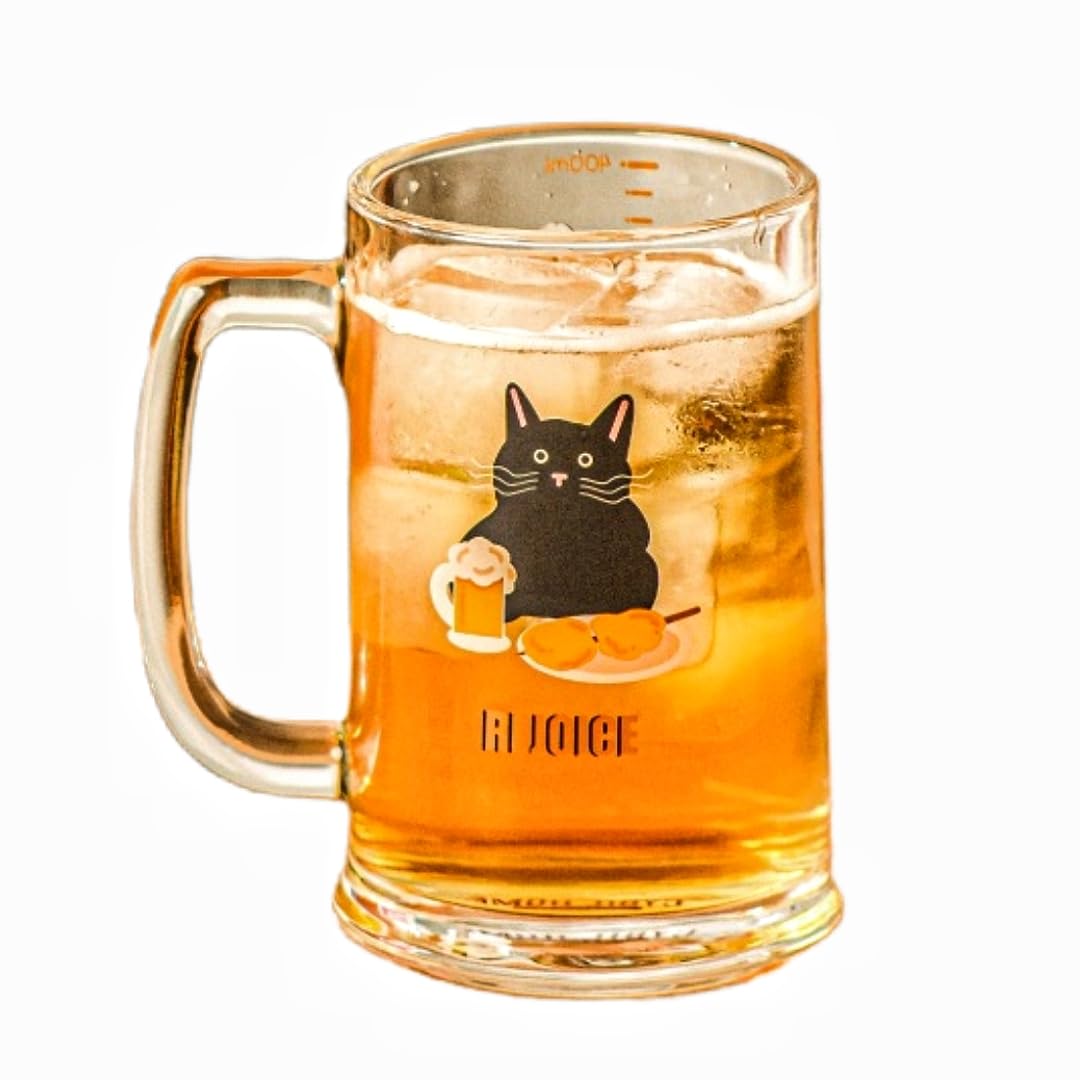Amazon.co.jp: vonghome グラス ビールグラス ビアジョッキ ビール猫